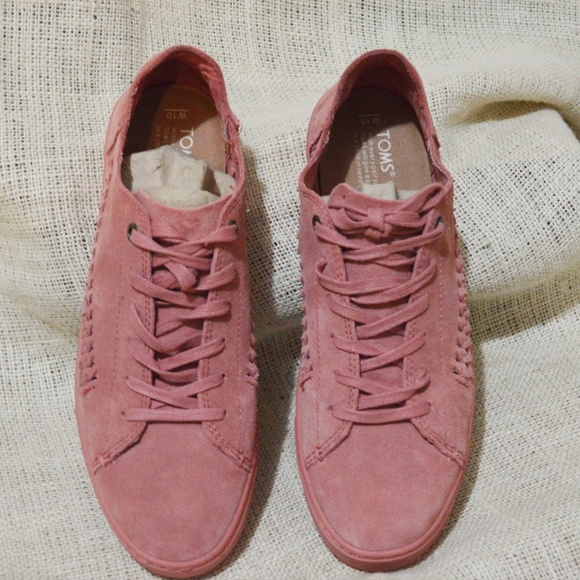 Toms Pink Suede Sneakers - Picture 4 of 5
